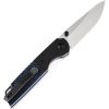 Kansept Warrior Linerlock - Black/Blue G10