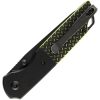 Kansept Warrior Linerlock - Black/Green G10