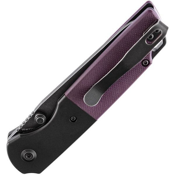 Kansept Warrior Linerlock Purple G10 Drop