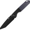 Kansept Warrior Linerlock Tanto Black/Blue