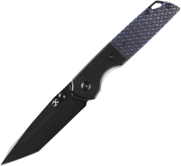 Kansept Warrior Linerlock Tanto Black/Blue