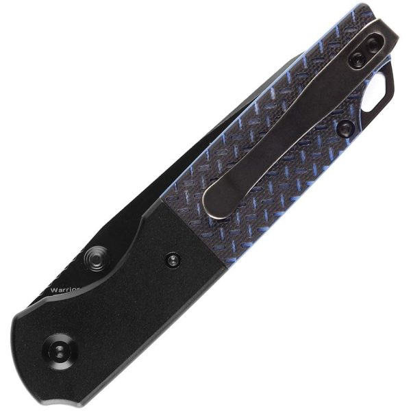 Kansept Warrior Linerlock Tanto Black/Blue