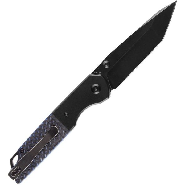 Kansept Warrior Linerlock Tanto Black/Blue
