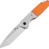 Kansept Warrior Linerlock Tanto Orange G10