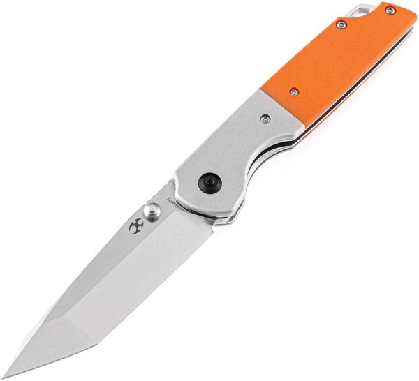 Kansept Warrior Linerlock Tanto Orange G10