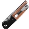 Kansept Warrior Linerlock Tanto Brown Micarta