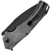 Kansept Hellx Framelock D2 Black Micarta Folding Knife