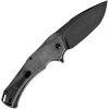 Kansept Hellx Framelock D2 Black Micarta Folding Knife