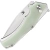 Kansept Hellx Framelock D2 Jade G10 Folding Knife