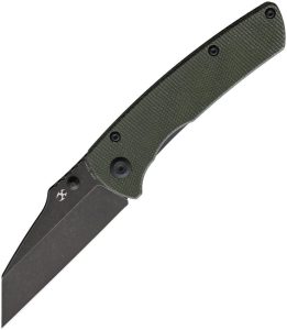 Kansept Main Street Linerlock 154CM Green Micarta