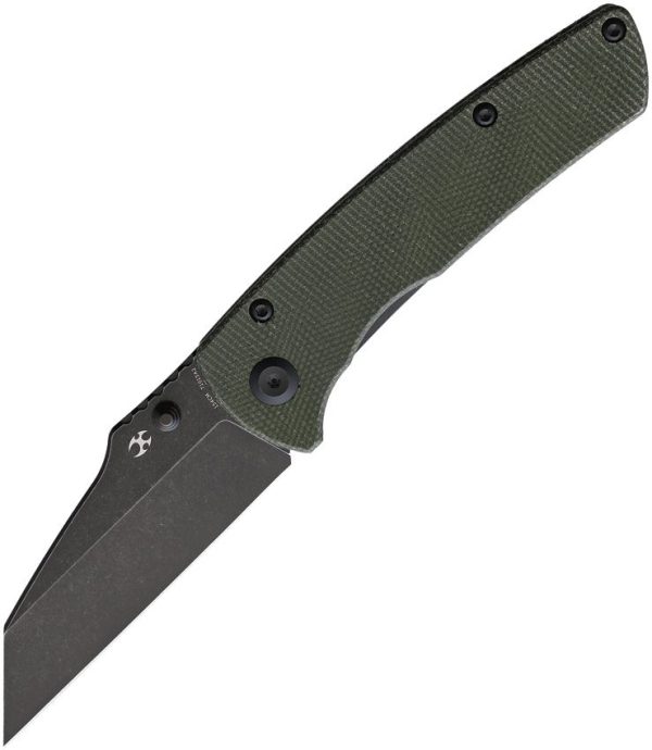 Kansept Main Street Linerlock 154CM Green Micarta