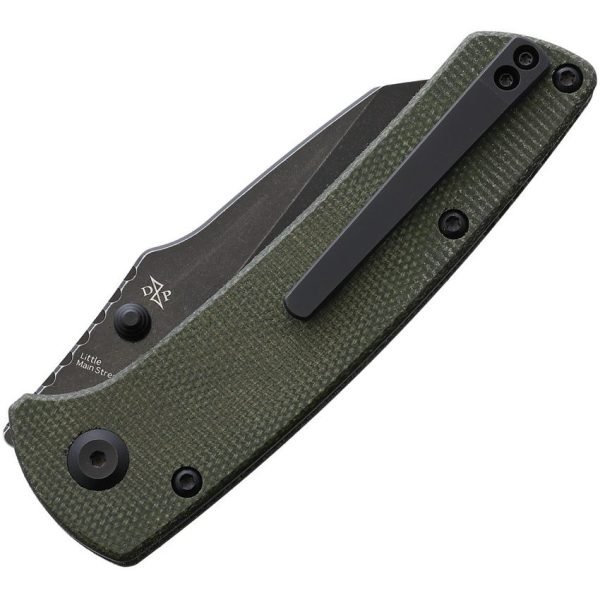 Kansept Main Street Linerlock 154CM Green Micarta