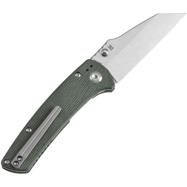 Kansept Main Street Linerlock 154CM Green Micarta