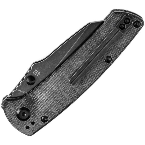 Kansept Main Street Linerlock 154CM Black Micarta