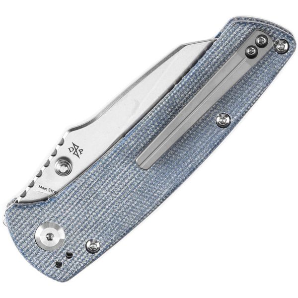 Kansept Main Street Linerlock 154CM Blue Micarta