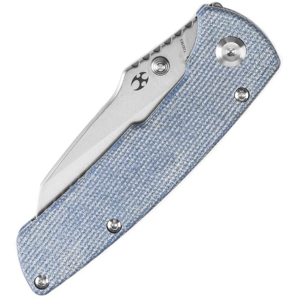 Kansept Main Street Linerlock 154CM Blue Micarta