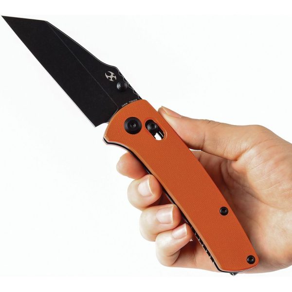 Kansept Main Street Crosslock Orange G10 Folding Knife
