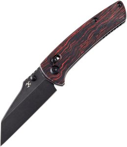 Kansept Main Street Crosslock Black Red G-Mascus Folding Knife