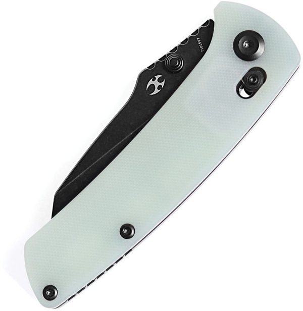 Kansept Main Street Crosslock Jade G10 Folding Knife