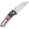 Kansept Main Street Crosslock Jade American Flag Folding Knife