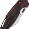 Tenable Model 6 Crossbar Lock Folding Knife 14C28N Stonewash