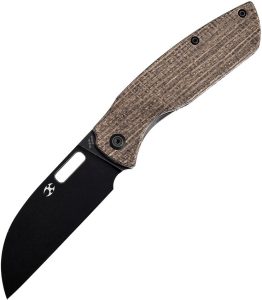 Kansept Convict Linerlock Brown Micarta Folding Knife
