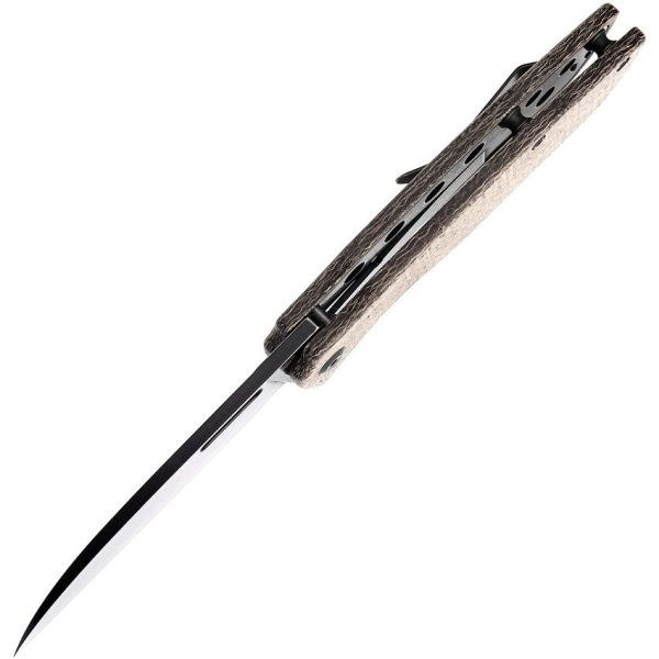 Kansept Convict Linerlock Brown Micarta Folding Knife