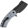 Kansept XL Korvid Linerlock Blue Micarta Folding Knife