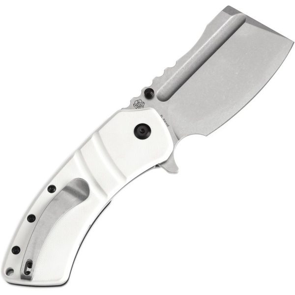 Kansept XL Korvid Linerlock White G10 Knife