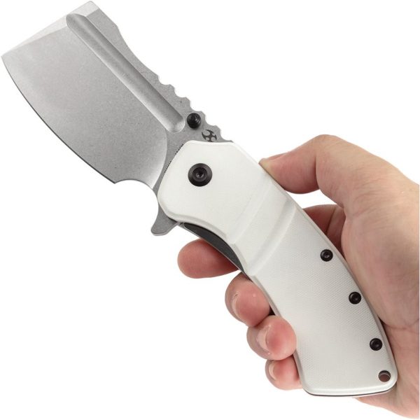 Kansept XL Korvid Linerlock White G10 Knife
