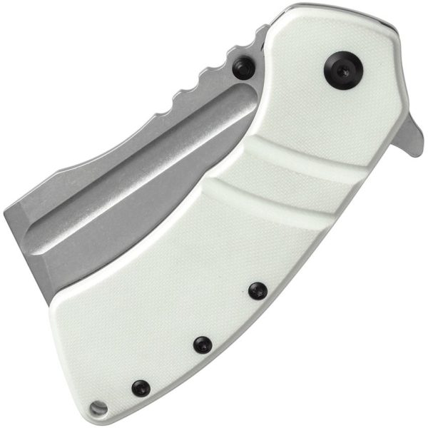 Kansept XL Korvid Linerlock White G10 Knife