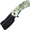 Kansept XL Korvid Linerlock Jade Camo G10 Knife