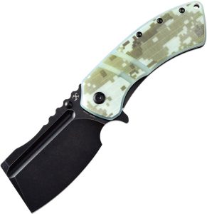 Kansept XL Korvid Linerlock Jade Camo G10 Knife