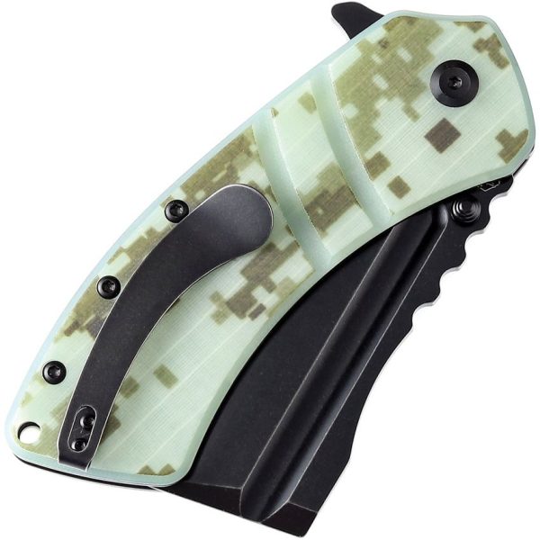 Kansept XL Korvid Linerlock Jade Camo G10 Knife