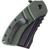 Kansept XL Korvid Linerlock Green Canvas Micarta