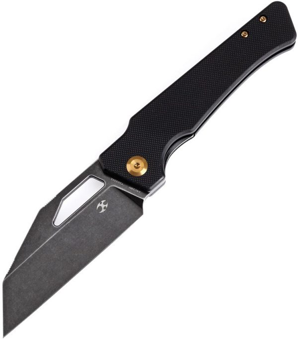 Kansept Egress Wharncliffe Linerlock Black G10