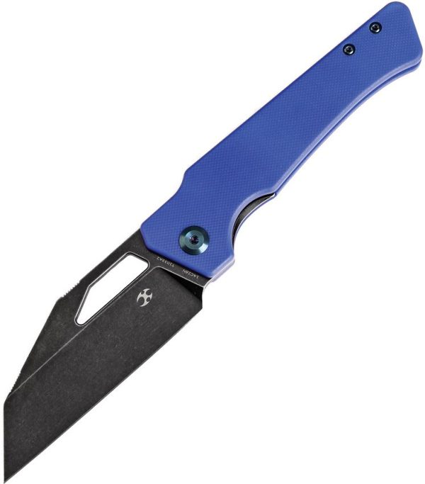 Kansept Egress Wharncliffe Linerlock Blue G10