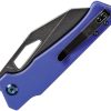 Kansept Egress Wharncliffe Linerlock Blue G10