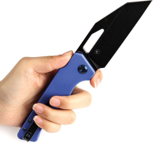 Kansept Egress Wharncliffe Linerlock Blue G10