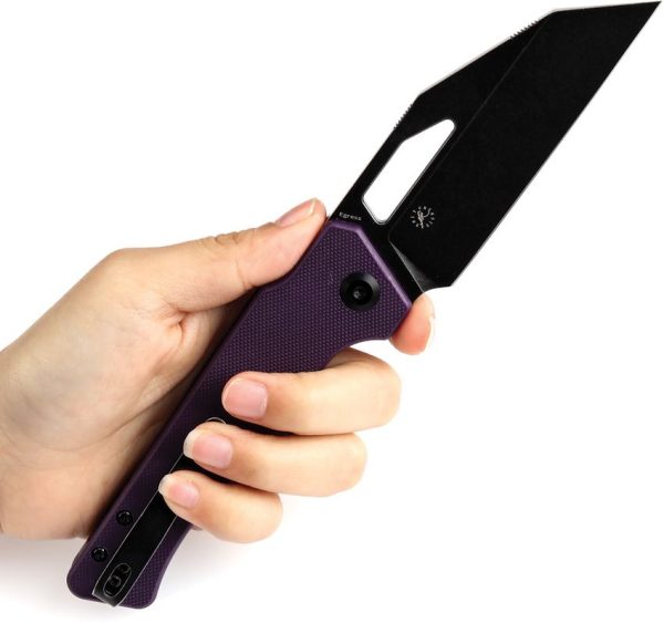 Kansept Egress Wharncliffe Linerlock Purple G10