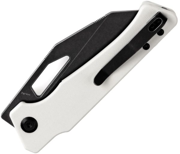 Kansept Egress Wharncliffe Linerlock White G10