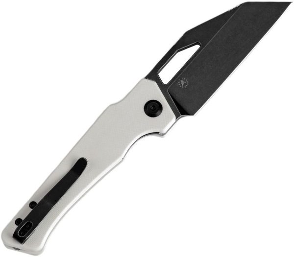 Kansept Egress Wharncliffe Linerlock White G10