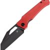Kansept Egress Wharncliffe Linerlock Red G10
