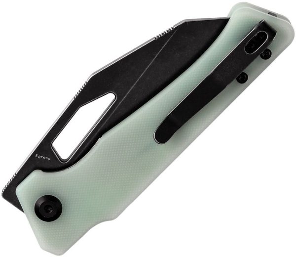 Kansept Egress Wharncliffe Linerlock Jade G10