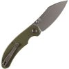 Kansept Nesstreet Linerlock Olive G10 Coated Blade