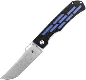 Kansept Reedus Linerlock Black/Blue G10 Clip Point