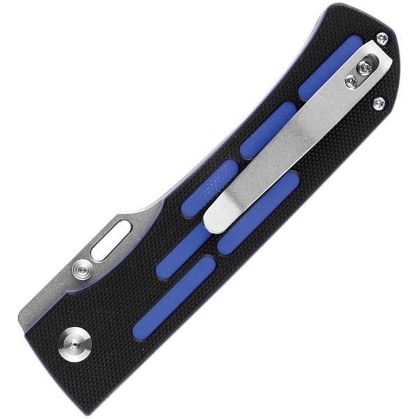 Kansept Reedus Linerlock Black/Blue G10 Clip Point