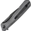 Kansept Qilin Linerlock Black Micarta Drop Point