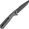 Kansept Qilin Linerlock Black Micarta Drop Point