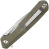 Kansept Qilin Linerlock Drop Point - Olive G10
